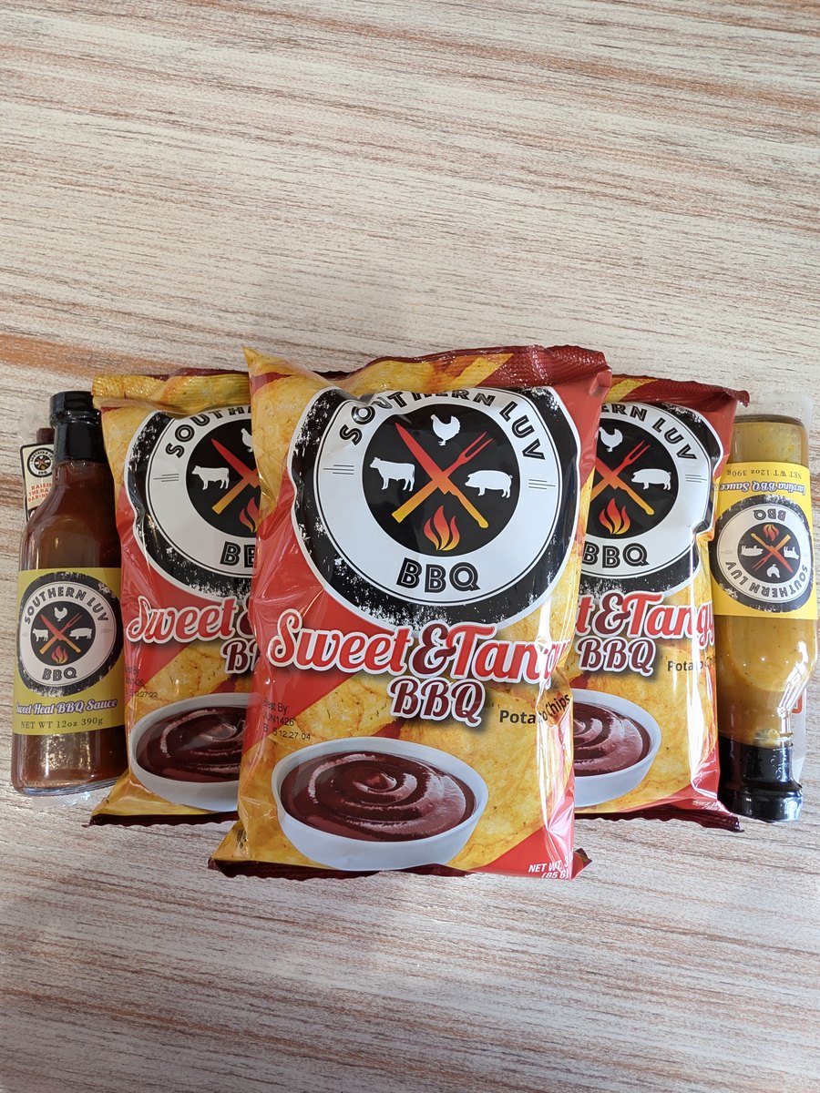 Southern Luv Sweet & Tangy BBQ kettle chips